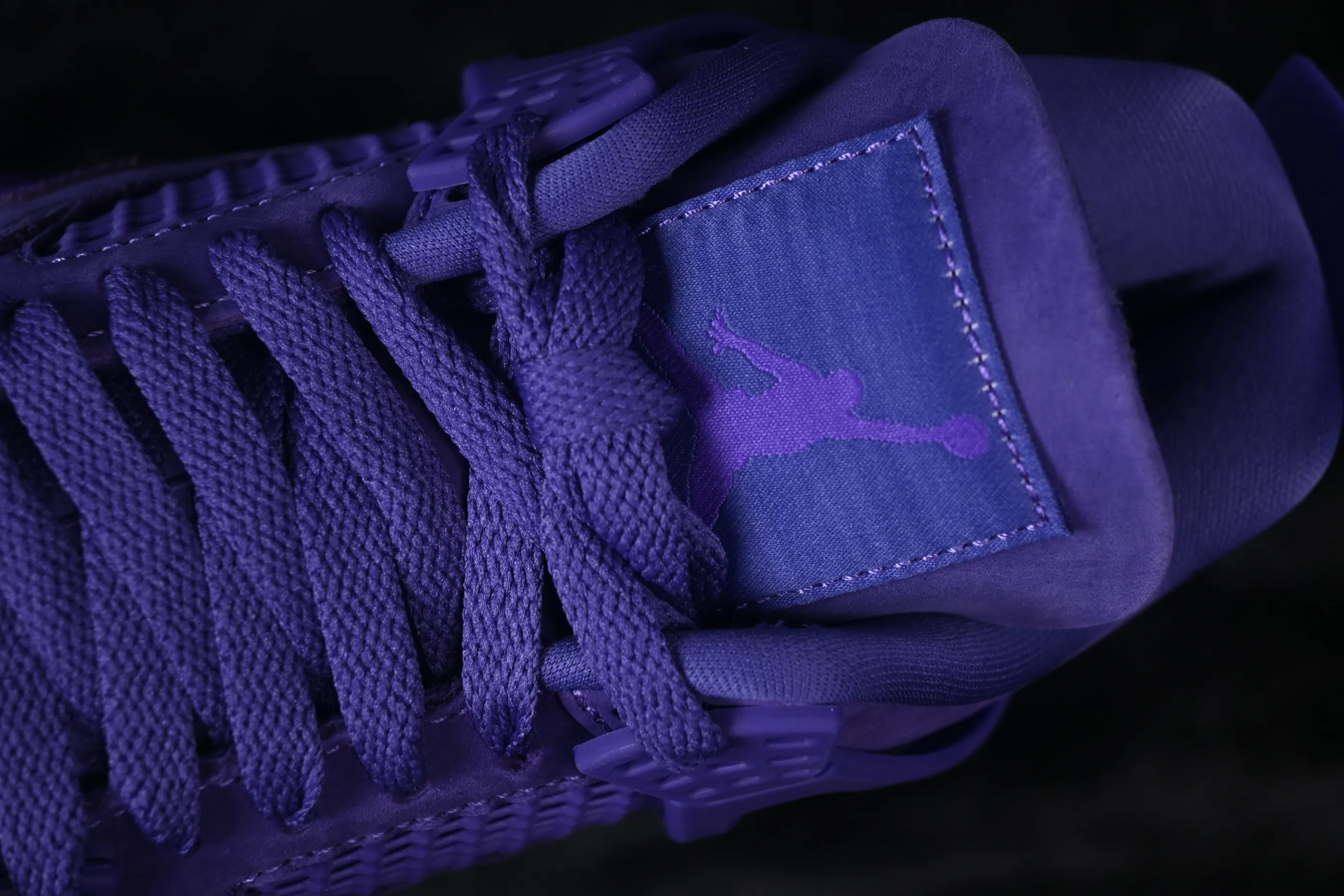 All categories Air Jordan Jordan series basketball shoes Air Jordan 4 GX foreign trade version Nigel Sylvester x Air Jordan 4 Retro "Purple" AJ4 Joe 4 joint blue brick HF4340-500